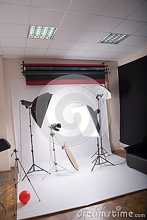 Photographic studio Stock Photo