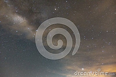 Galaxys and milky way Stock Photo