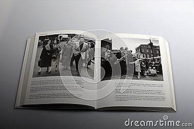 Photography book by Nick Yapp, Frankie Laine walks incognito in London Editorial Stock Photo