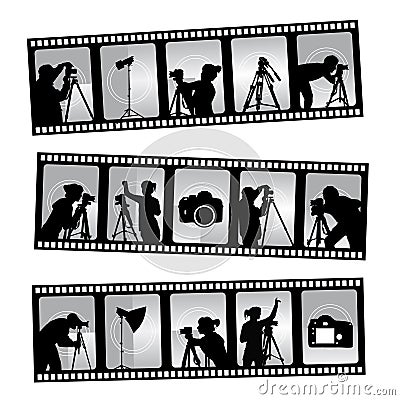 Photography filmstrip Vector Illustration