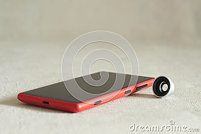 Photography lens for smartphone Stock Photo