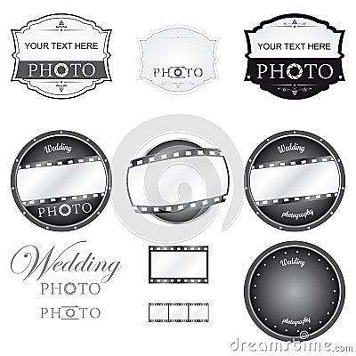 Photography Logo Set Vector Vector Illustration