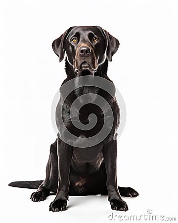 Labrador Retriever Resting Stock Photo