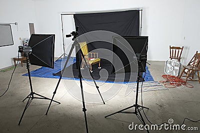 Photography Studio Stock Photo