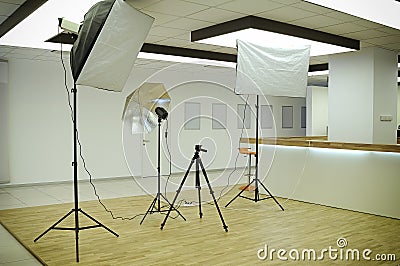 Photography Studio Stock Photo