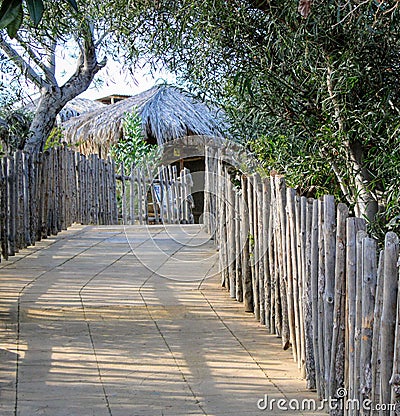 Photography in Tabernas theme park Stock Photo