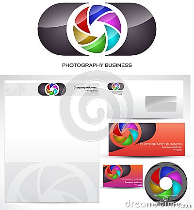 Photography Template Logo Design Vector Illustration