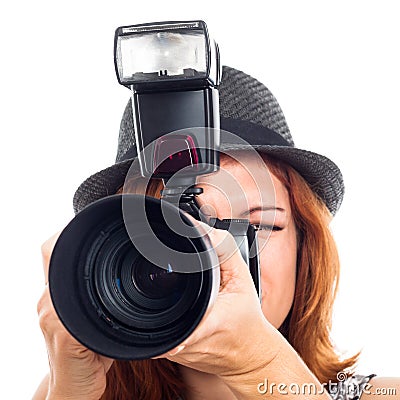 Photojournalist Stock Photo