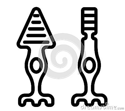 Illustration of Photoreceptor cell Vector Illustration