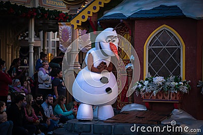Disney Holliday 2021 Mickey's Once Upon A Christmas Parade Editorial Stock Photo