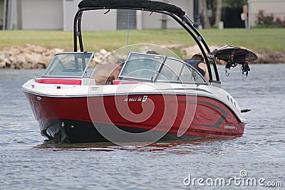 Private boating in in the Nassau Bay and Kemah Texas Editorial Stock Photo