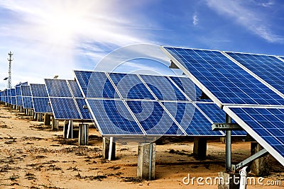 Photovoltaic cells Stock Photo