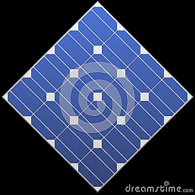 Photovoltaic panel Vector Illustration