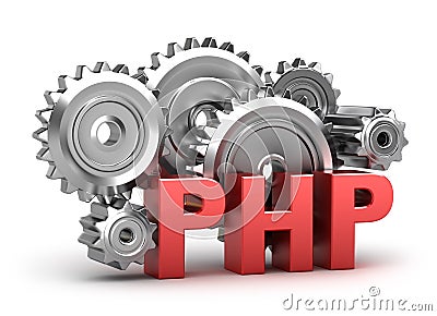 PHP Coding Stock Photo