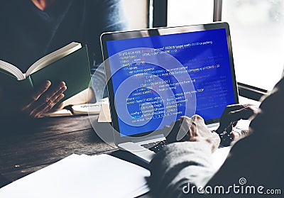 Php Programming Html Coding Cyberspace Concept Stock Photo