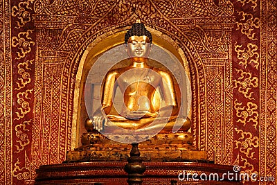 The Phra Buddha Sihing statue Stock Photo