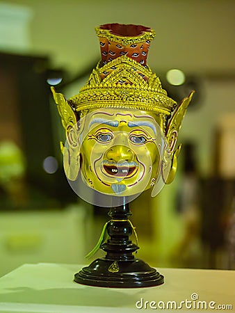 Phra Guru Rishi mask Stock Photo