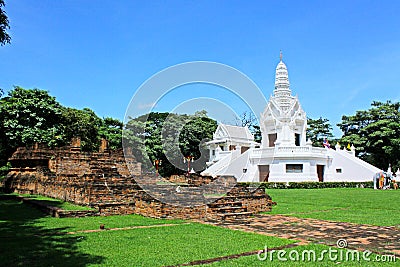 Ayutthaya City Pillar Shrine, Ayutthaya, Thailand Stock Photo