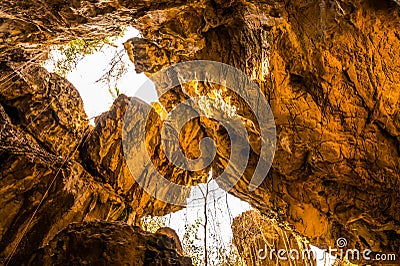 Phra Sabai cave in Lampang province Stock Photo