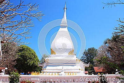 Phra That Si Song Rak temple, Wat Phra That Si Song Rak, Loei Thailand Stock Photo