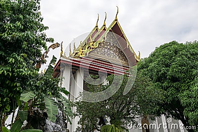 Phra Ubosot in Wat Pho Stock Photo