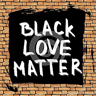Black love matter Vector Illustration