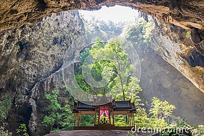 Phrayanakhon cave Stock Photo