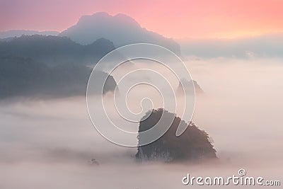 Phu Langka National Park in Payao Province Stock Photo