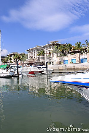 Phuket Marina Pier Stock Photo