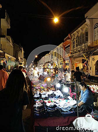 Phuket night life Editorial Stock Photo