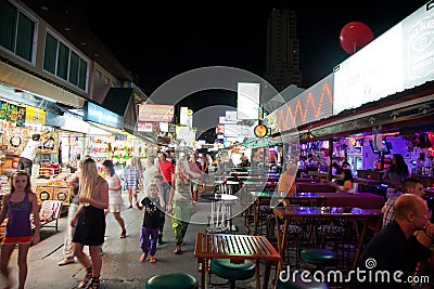 Phuket at night Editorial Stock Photo