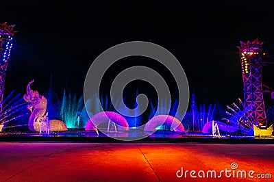 PHUKET, THAILAND- SEPTEMBER 2022. Phuket FantaSea. Cultural theme park. Editorial Stock Photo