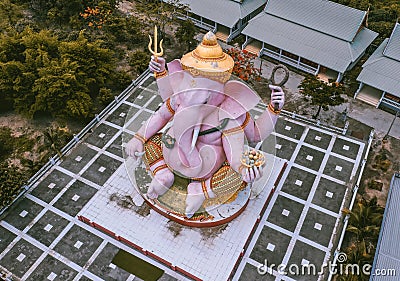 Phuttha Utthayan Makha Bucha Anusorn, Buddhism Memorial Park in Nakhon Nayok, Thailand Stock Photo