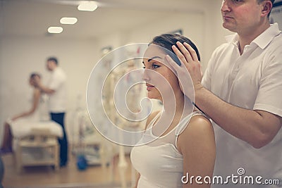 Physical therapy. Stock Photo