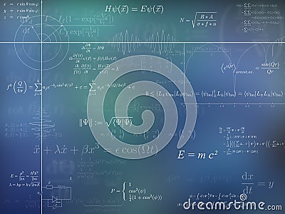 Physics background Stock Photo