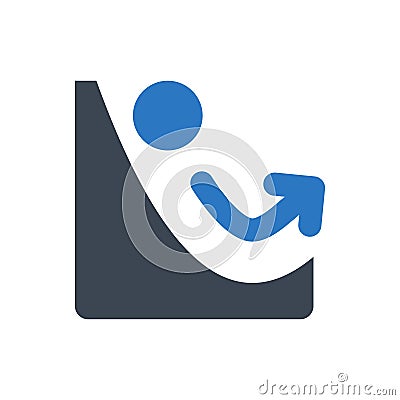 Physics experiment icon Vector Illustration