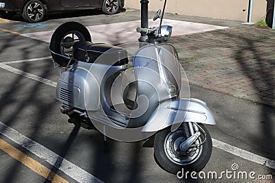 Piaggio Vespa, vintage italian motor scooter Editorial Stock Photo