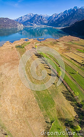 Pian di Spagna Nature Reserve IT Stock Photo