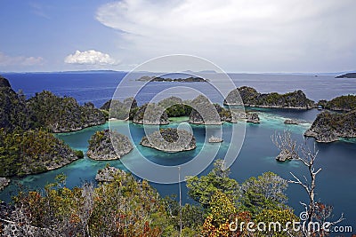 Pianemo Scenic View Stock Photo