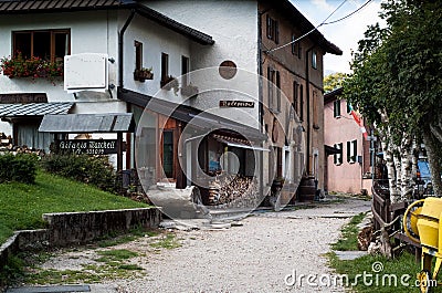 Piani d'Erna Hotel Editorial Stock Photo