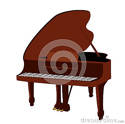 Piano, grand piano. Music, pianist. Musical instrument Stock Photo