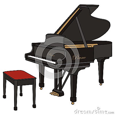 Piano Vector Illustration