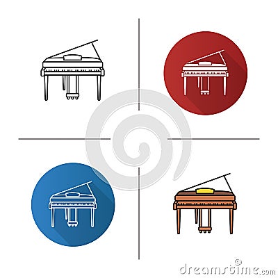 Piano icon Vector Illustration