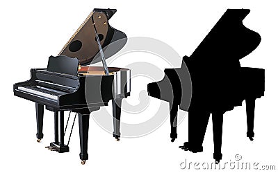 Piano illustration Vector Illustration