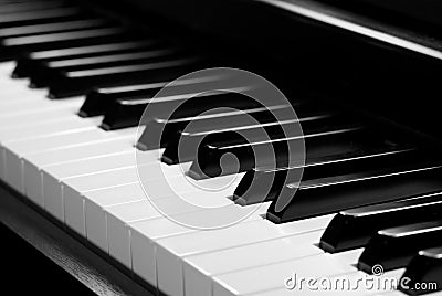 Piano keyboard Stock Photo