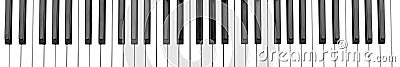 Piano keyboard Stock Photo