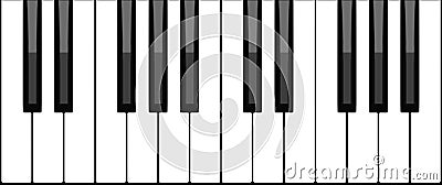 Piano keyboard Stock Photo