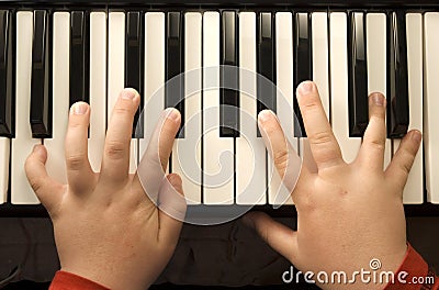 Piano Keyboard Stock Photo