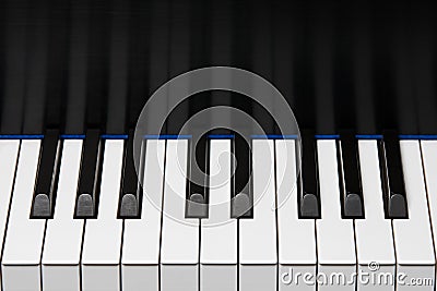 Piano Keyboard Octave Stock Photo