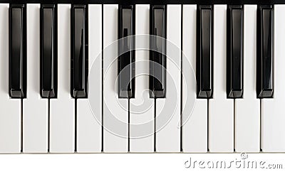 Piano Keys Stock Photo